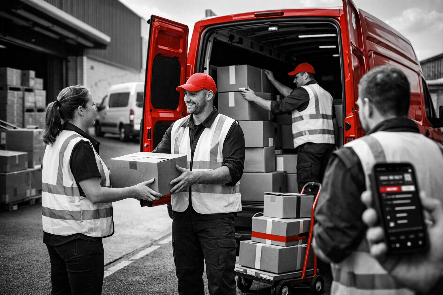 Regular courier collection