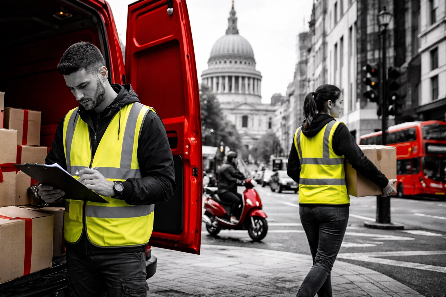 Same day courier London